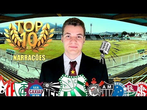 TOP 10 Narrações de Gols Históricos da Caldense