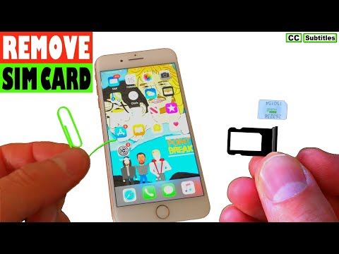 How to Remove and Insert Sim Card in iPhone - iPhone Sim Card Removal Video