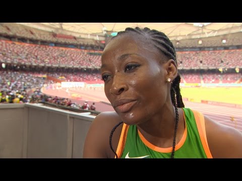 WHC 2015 Beijing - Marie Josee Ta Lou CIV 100m Heat 4