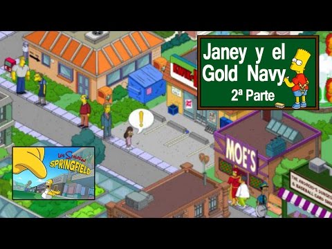 Los Simpson Springfield "Nivel 48 - Janey y el Gold Navy, 2ª parte" por Tony