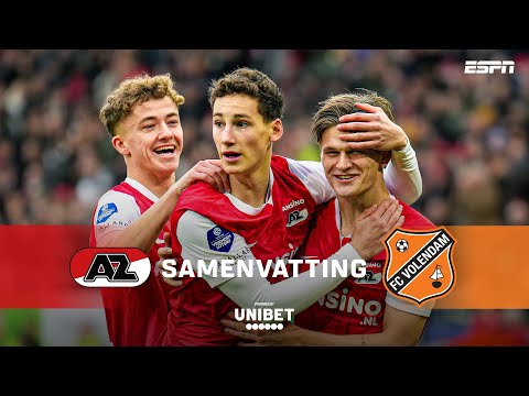 PRACHTIGE UITHAAL van Ruben van Bommel! 💥😍 | Samenvatting AZ - FC Volendam