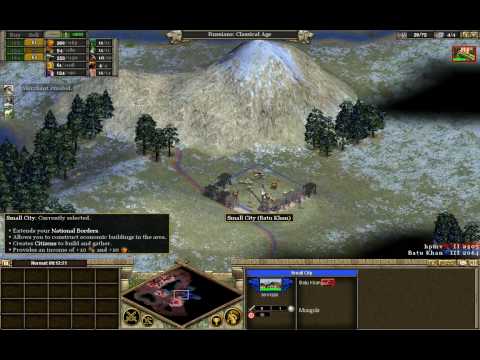 Rise of Nations 1v1 vs. Tough AI [HD] (Part II)