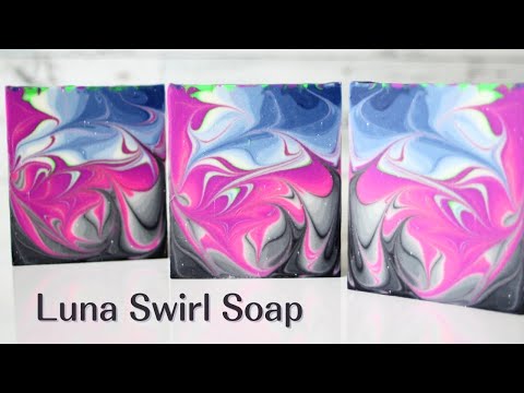 Luna swirl Soap Making - Soap Challenge Club