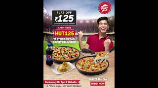 Pizza Hut's Cricket Special | ₹125 FLAT OFF