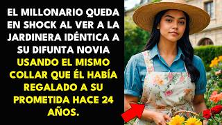 EL MILLONARIO QUEDA EN SHOCK AL VER A LA JARDINERA IDÉNTICA A SU DIFUNTA NOVIA USANDO UN COLLAR...