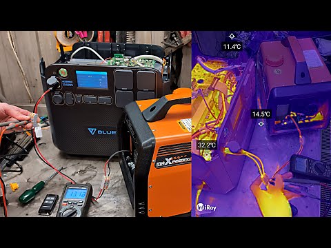 Bluetti AC200MAX - disassemble, look inside, run a diesel heater - part 1