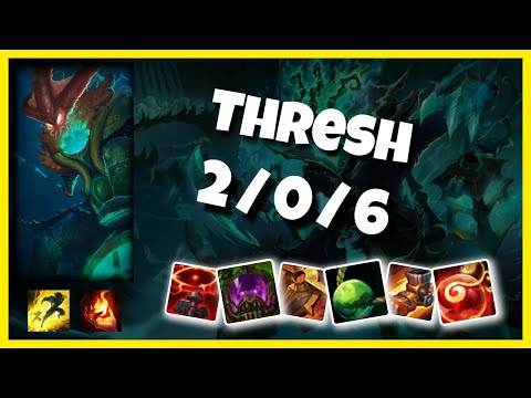 Thresh vs Seraphine KOREAN Challenger SUPPORT (2/0/6) - v11.3