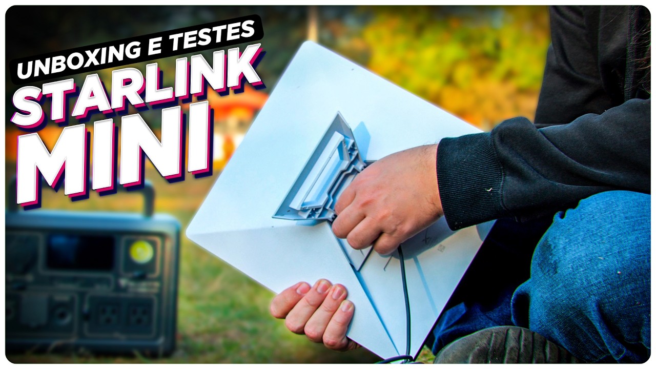 Testei a STARLINK MINI que cabe na MOCHILA!