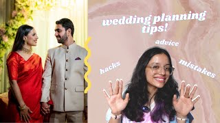10 tips to plan a stress-free wedding + mistakes  I made