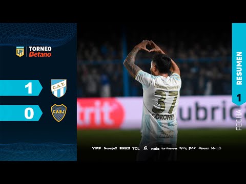 Resumen de Atl. Tucumán vs Boca Juniors Matchday 1
