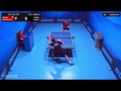 14:05 Vadym Nechyporuk - Vadym Hryban 07.08.2023 TT Euro.Cup Ukraine Star. Table 4