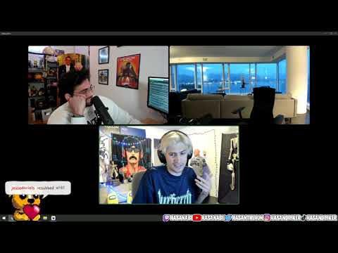 XQC defends HasanAbi buying designer clothes