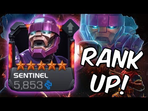 5 Star Sentinel Rank Up & Gameplay! - Marvel Contest Of Champions