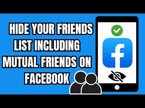  How to Hide Friends List on Facebook (Including Mutual Friends)