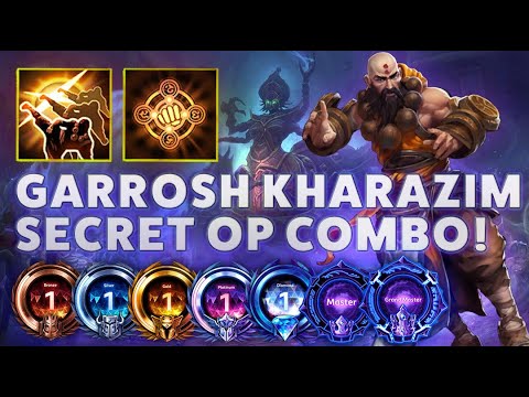 Kharazim SSS - GARROSH KHARAZIM SECRET OP COMBO! - Bronze 2 Grandmaster S1 2023