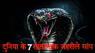 Duniya ke 7 Jahariley Saap।Top 7 Most venomous snakes in the world