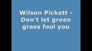 Wilson Pickett - Don&#39;t let green grass fool you - with LYRICS