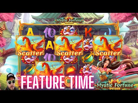 Mystic Fortune Deluxe Features Galore! (Still chasing that big win)