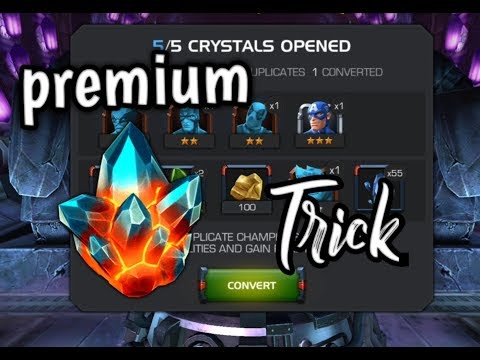 Marvel contest of champions premium hero crystal trick