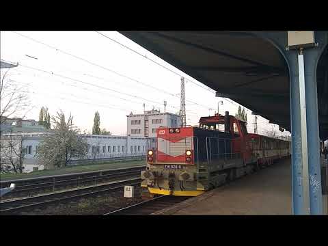 Odjezd lokomotivy 714 Lego s vozy BTAX