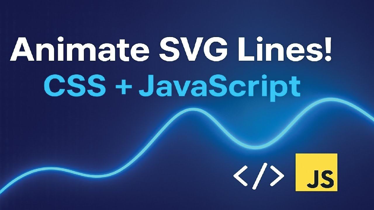 “Animate SVG Paths with CSS & JavaScript | Interactive Line Drawing Tutorial”