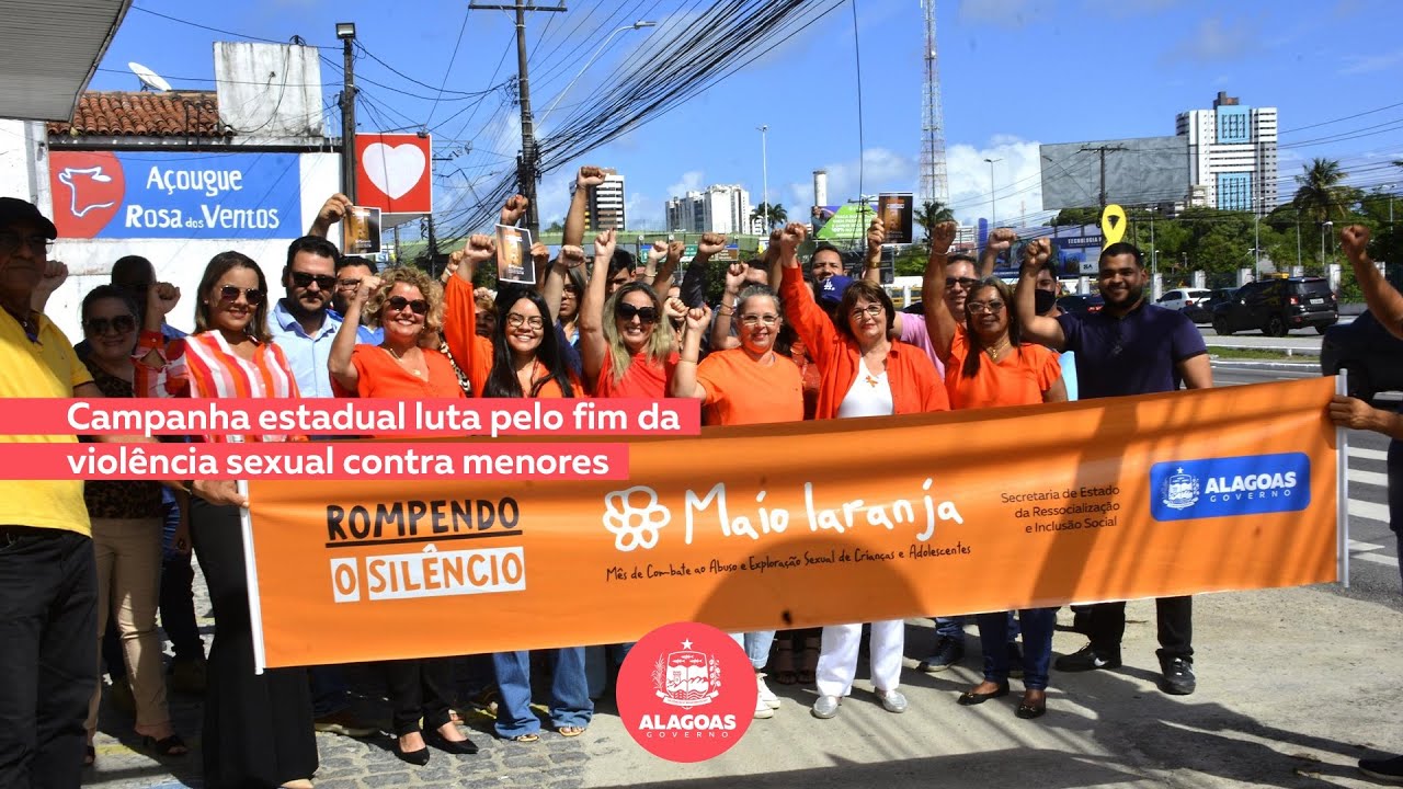 Campanha estadual luta pelo fim da violência sexual contra menores