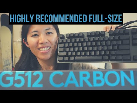 Einfache Tastatur in voller Größe: Logitech G512 Carbon mit GX Browns Mechanischer Tastatur im Test