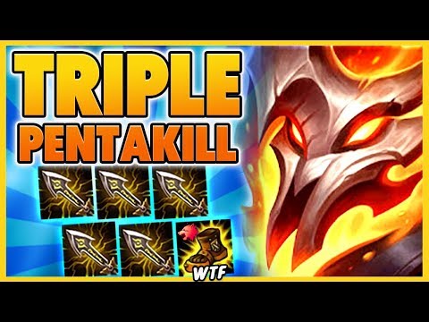 *46 KILLS* THREE BACK TO BACK PENTAKILLS (BROKEN BUILD) - BunnyFuFuu