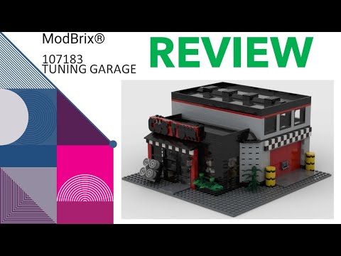 Moldbrix® - 107183 - Tuning Garage - (REVIEW) # Ben's Lego ® / Klemmbausteine Welt - Video 127