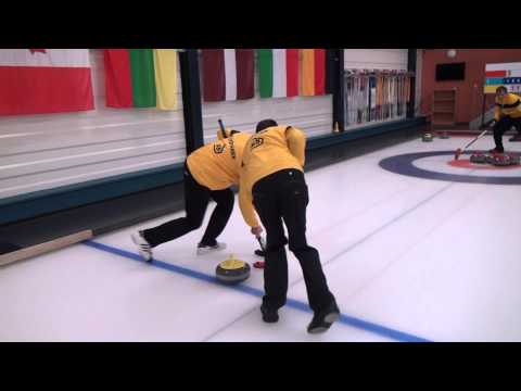 Boj curlingového týmu o ZOH / Curling team Olympics effort