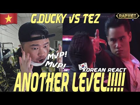 [EXCLUSIVE!]🇻🇳🇰🇷🔥Korean Hiphop Junkie react to GDucky VS Tez | RAP VIỆT - Chạy (VNM/ENG SUB)