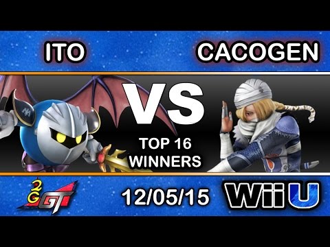 2GGT: Fatality Saga – Ito (Meta Knight) Vs. Cacogen (Sheik) Top 16 - Smash Wii U