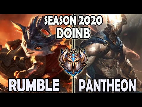 Rumble vs Pantheon Mid [ FPX Doinb ] Lol Challenger Korea