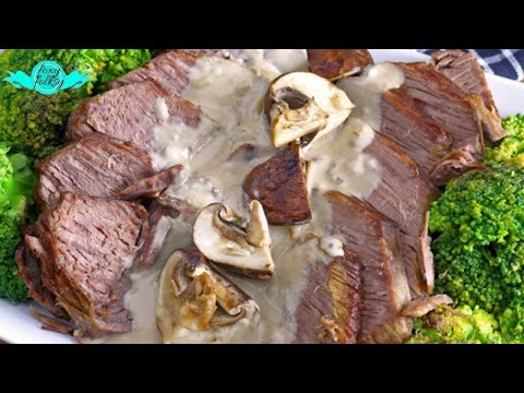 ROAST BEEF WITH CREAM OF MUSHROOM SAUCE (FILIPINO...