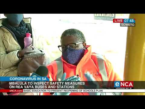 Mbalula to inspect safety measures on rea vaya buses &amp; stations