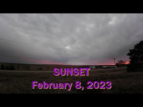 Sunset Time Wednesday