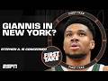 Stephen A CHANGED HIS MIND On Wanting Giannis On The Knicks First Take