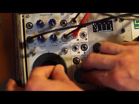 Patch Ideas # 1 - Horstronic Joystick + Button and o_C as quantized S&H