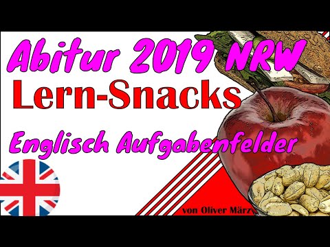 Abitur 2019 Englisch NRW - Aufgabenfelder