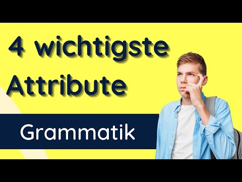 Die vier wichtigsten ✅ Attribute | Erklärung und Beispiele