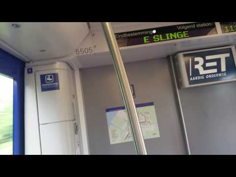 RET Metrolijn E Leidschenveen - Beurs  Metro Type 5505