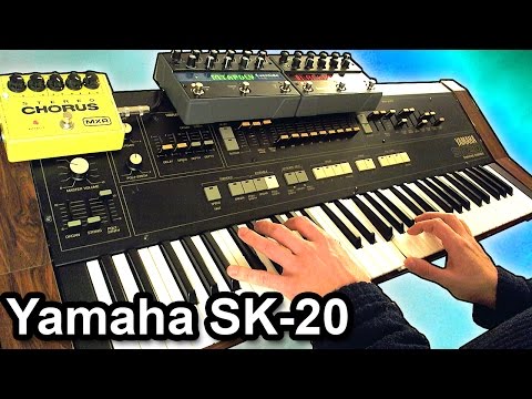 YAMAHA SK-20 - Ambient music soundscape【SYNTH DEMO】