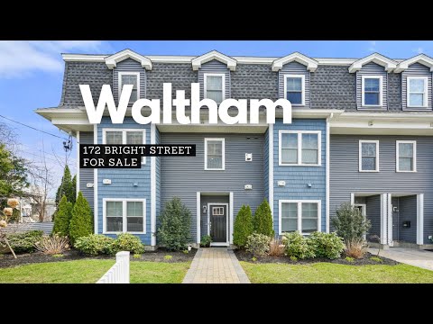 Beautiful like-new 4-Bed 3.5-Bath Townhome In Waltham w/ 3 parking