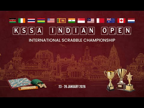 KSSA Indian Open International Scrabble Championship - Day 03 (Rounds 19-27)