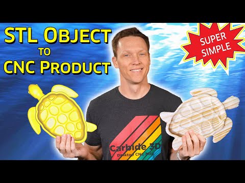 Amazing 3D Art with CNC - STL Imports for Carbide Create