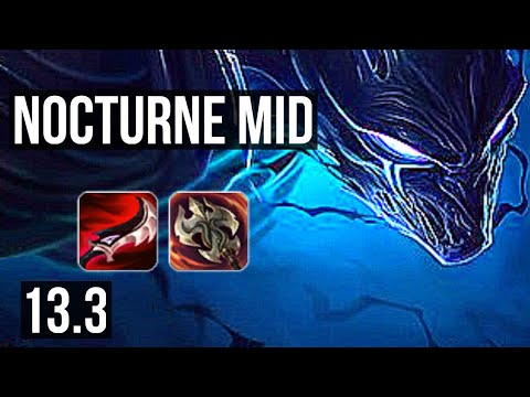 NOCTURNE vs TALON (MID) | 3.2M mastery, 1400+ games, 7/1/3 | KR Master | 13.3