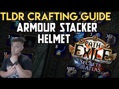 Path of Exile | 3.26 | TLDR Crafting Guide - BUDGET Armour Stacker Helmet