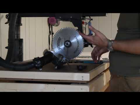 Installing a Dado Stack on a Radial Arm Saw