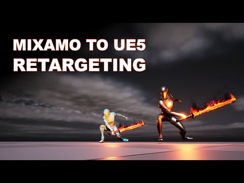 Mixamo to Unreal Engine 5 Mannequin Animation Retargeting
