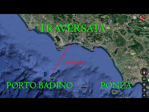 GOMMONE | TRAVERSATA da Porto Badino - Isola di Ponza - DRONE - English subtitles